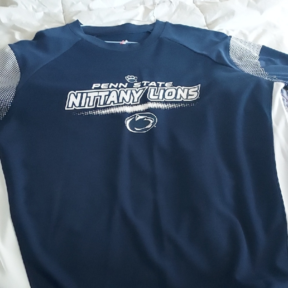 Majestic Navy Blue Penn State Sports Long Sleeve Tee